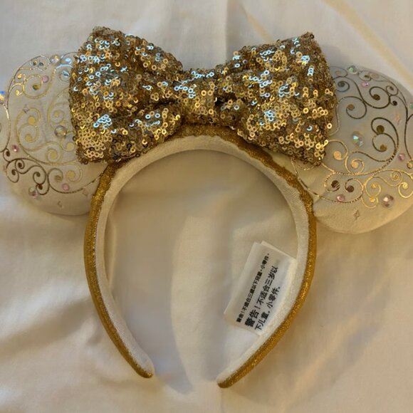 WDW 50th anniversary Castle Collection Minnie Ear Headband main image 8